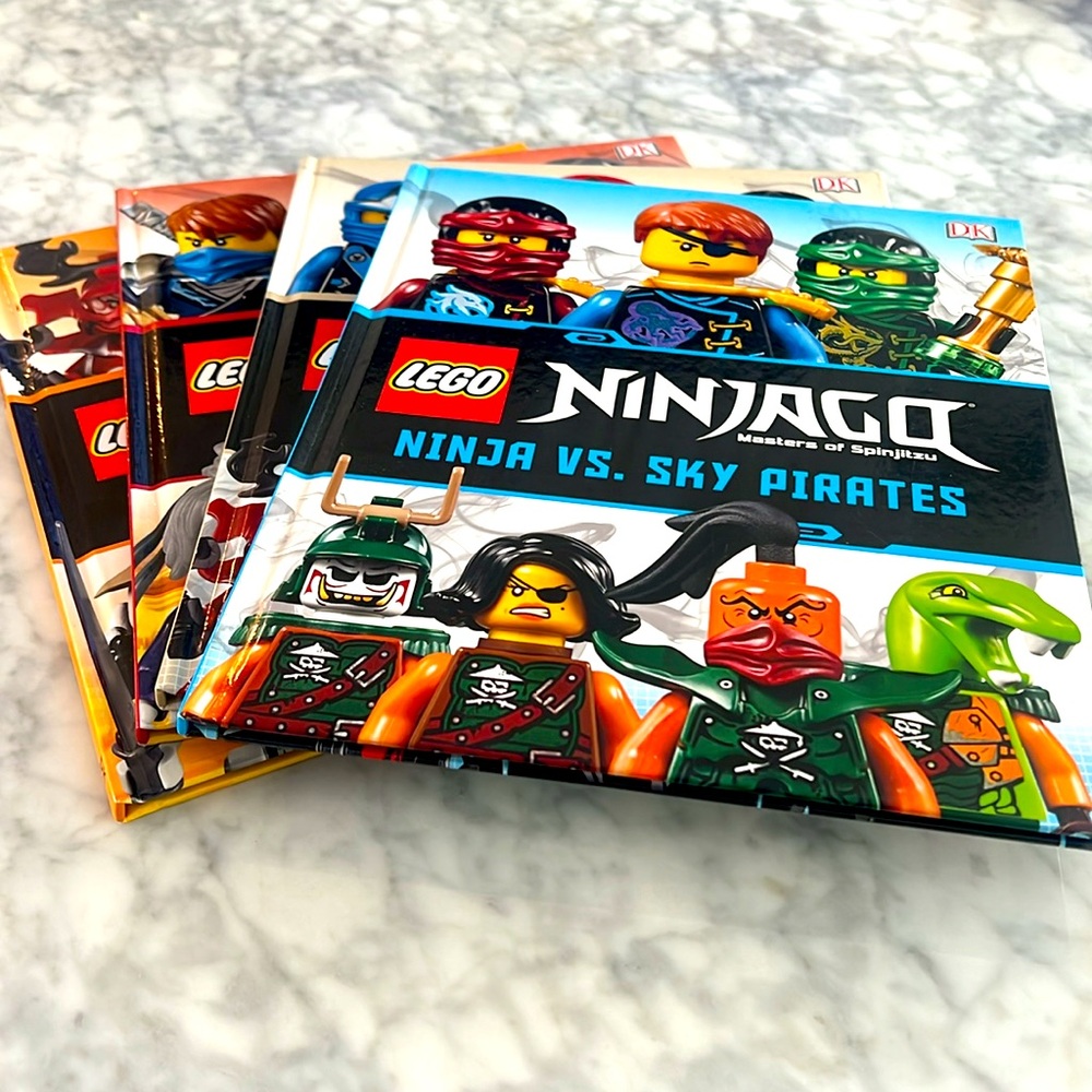 Lego Ninjago Books—Set of Four